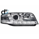 DAYLINE headlights AUDI A6 4B 97-01 _drl-optic _ chrome