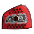 LED taillights Audi A3 8L 09.96-04 _ red/crystal