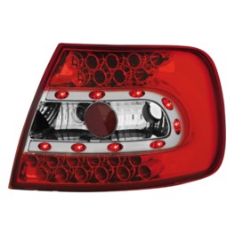 LED taillights Audi A4 B5 Lim. 95-99 / 99-01_ red/crystal