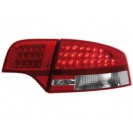 LED taillights Audi A4 Lim.04-08_4 pieces_ red/crystal