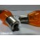 Lampada 21W BAU15S / Polo Descentrado, Laranja 12V