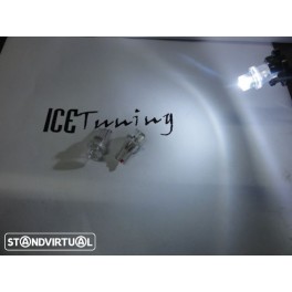 Led T10 / W5w Branco 0.3W, 12LUMENS C/1 Ano De Garantia