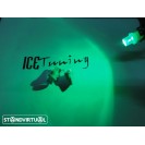 Led T10 / W5w Verde 0.3W, 12LUMENS C/1 Ano De Garantia