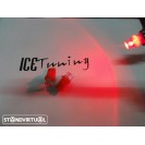 Led T10 / W5w Vermelho 0.3W, 12LUMENS C/1 Ano De Garantia