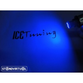 Led T10 / w5w Azul 1W, 32LUMENS c/1 ano de garantia
