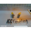 Led T10 / W5w Amarelo 1.5W, 100LUMENS C/1 Ano De Garantia