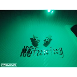 Led T10 / W5w Verde 1.5W, 100LUMENS C/1 Ano De Garantia