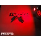 Led T10 / W5w Vermelho 1W, 65LUMENS C/1 Ano De Garantia