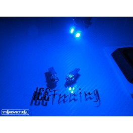 Led T10 / W5w Azul 1.5W, 100LUMENS C/1 Ano De Garantia