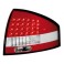 LED taillights Audi A6 97-04 _ red/crystal