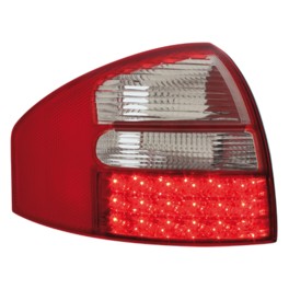 LED taillights Audi A6 97-04 _ red/crystal