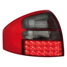 LED taillights Audi A6 97-04 _ red/crystal