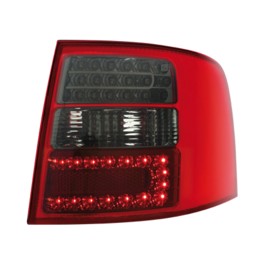 LED taillights Audi A6 Avant _ red/smoke 12/97-01/05 4B