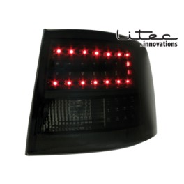 LITEC LED taillights Audi A6 Avant _ black 12/97-01/05 4B