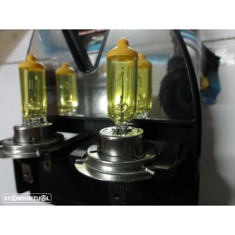 Lampadas De Halogenio De Cor Amarela H7 55W 3000k C/Garantia 6 Meses