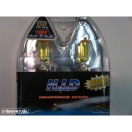 Lampadas De Halogenio De Cor Amarela 9006 HB4 51W 3000k C/Garantia 6 Meses
