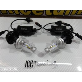 L&acirc;mpadas H4 Em Led 80W Philips LUXEON Z ES 4000 Lumens 12-24V C/2 Anos De Garantia