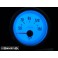 Manometro Temperatura Do Oleo Fundo Branco C/Iluminaçao Led Azul C/2 Anos De Garantia