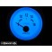 Manometro Da Voltagem / Voltimetro Fundo Branco C/Iluminaçao Led Azul C/2 Anos De Garantia