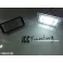 Suporte de lampada de matricula com led branco para bmw e46 coupe + cabrio 04-06