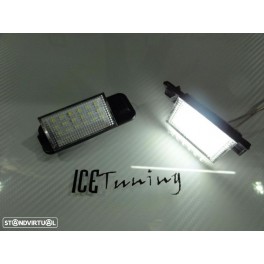 Suporte de lampada de matricula com led branco para bmw e36 CAN BUS