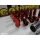 Porcas Lug Nuts para honda,Mazda,etc 45mm 12x1.50 Vermelho Conjunto 20 Unidades