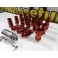Porcas Lug Nuts para honda,Mazda,etc 45mm 12x1.50 Vermelho Conjunto 20 Unidades