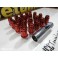 Porcas Lug Nuts para honda,Mazda,etc 35mm 12x1.50 Vermelho Conjunto 20 Unidades 