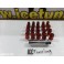 Porcas Lug Nuts para honda,Mazda,etc 35mm 12x1.50 Vermelho Conjunto 20 Unidades 