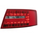 LED taillights Audi A6 Lim.04-08_ red/crystal