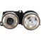 headlights BMW E30 09.87-10.90 _ halo rims _ chrome