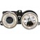 headlights BMW E30 09.87-10.90_2 halo rims_chrome
