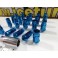 Porcas Lug Nuts Para Honda,Mazda,Etc 45mm 12x1.50 Azul Conjunto 20 Unidades