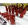 Porcas Lug Nuts Para Honda,Mazda,Etc 45mm 12x1.50 Vermelho Conjunto 20 Unidades