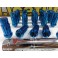 Porcas Lug Nuts Para Honda,Mazda,Etc 45mm 12x1.50 Azul Conjunto 20 Unidades