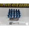 Porcas Lug Nuts Para Honda, Mazda, Ford, Toyota, Hyundai, Lexus, Mitsubishi, Etc 35mm 12x1.50 Azul Conjunto 20 Unidades