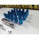 Porcas Lug Nuts Para Honda,Mazda,Etc 35mm 12x1.50 Azul Conjunto 20 Unidades