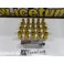 Porcas Lug Nuts Para Honda, Mazda, Ford, Toyota, Hyundai, Lexus, Mitsubishi, Etc 35mm 12x1.50 Dourado Conjunto 20 Unidades