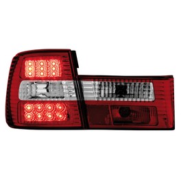 LED taillights BMW E34 Lim. 85-95 _ red/crystal