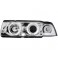 headlights BMW E36 Lim./Touring 7.92-3.98 _ 2 halo rims