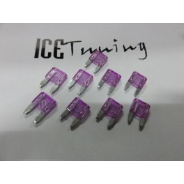 Kit 10 Fus&iacute;veis 3 AMPERES MINI-ATC