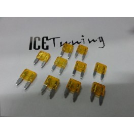 Kit 10 Fus&iacute;veis 5 AMPERES MINI-ATC