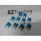 Kit 10 Fus&iacute;veis 15 AMPERES MINI-ATC