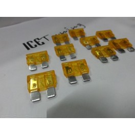 Kit 10 Fus&iacute;veis 5 AMPERES ATC