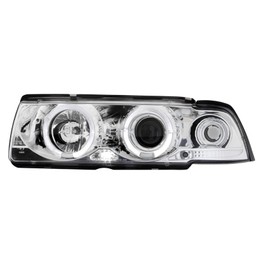 headlights BMW E36 Coup&eacute; 92-98 _ 2 halo rims