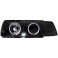 headlights BMW E36 Coupé 92-98 _ 2 halo rims _ blackchrome