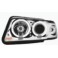 headlights AUDI A4 99-01 _ 2 halo rims