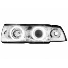 headlights BMW E36 Coup&eacute; 92-98 _ 2 CCFL halo rims